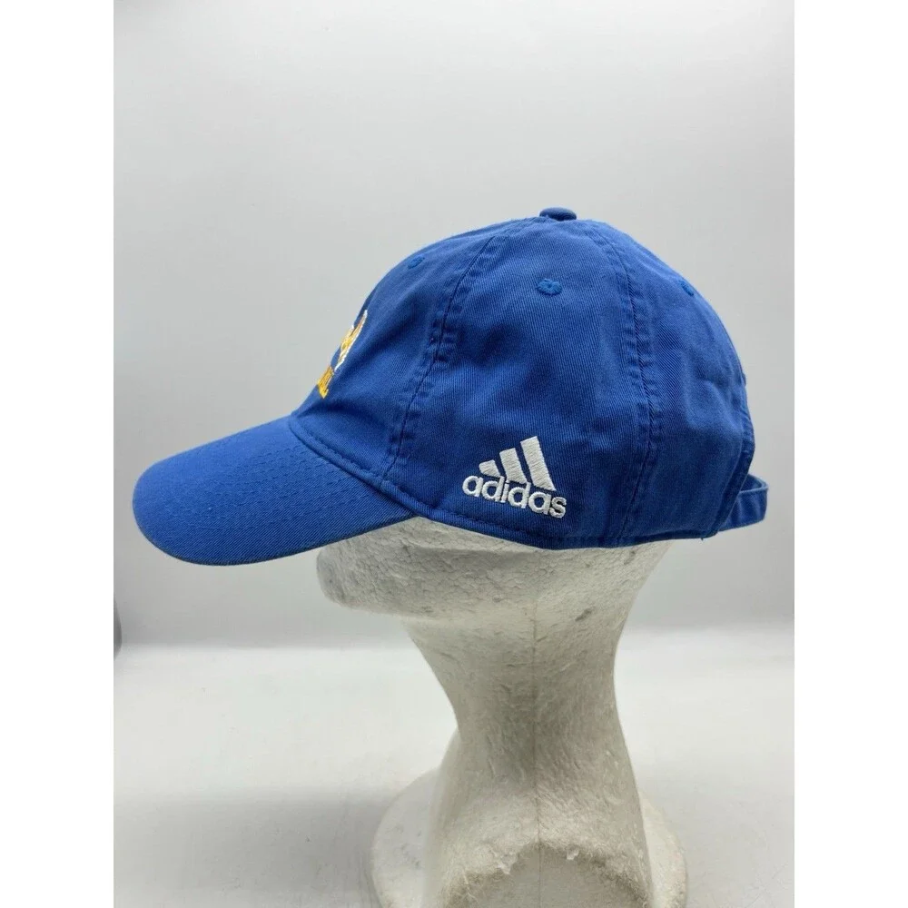 adidas UCLA Basketball Hat Cap Blue Gold Embroidered Strapback Adult OSFA NCAA